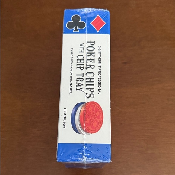 Professional Alanite Poker Chips with Stackable Tray. Brand New in box. - Picture 2 of 7